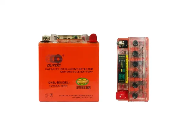Акумулятор 12v5a.h. GEL (125 * 58 * 118mm / з датчиком заряду) OUTDO