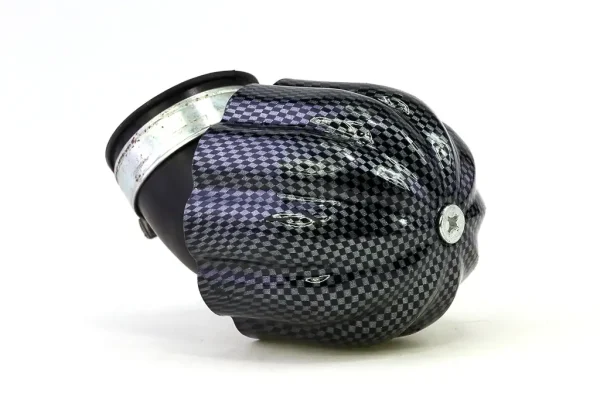 Фільтр нульового опору Ø39mm (закритий, карбон, металевий, 45°)
