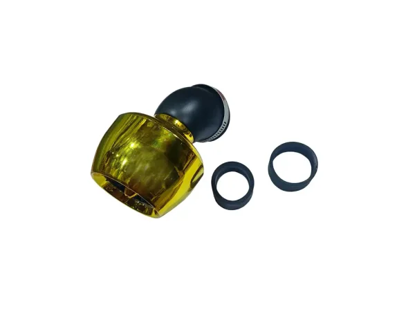 Фільтр нульового опору Ø50mm + перехідник 42 та 35mm (турбіна, золотий, 45°)
