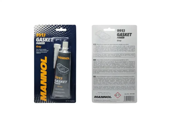 Герметик силіконовий MANNOL 85г сірий 9913 (-40C до +230C)
