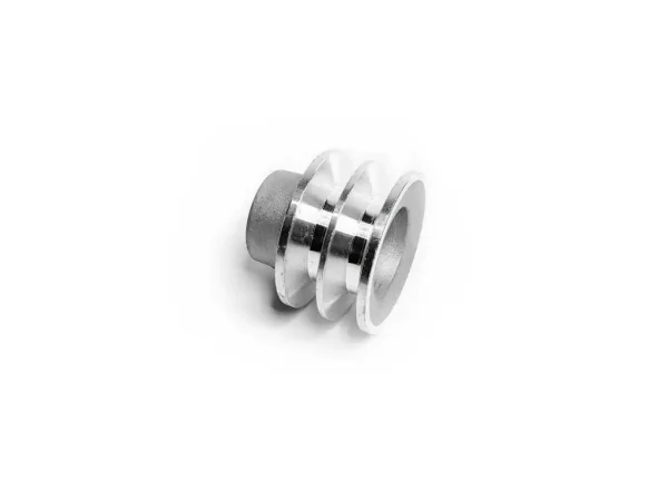 Шків приводу 168F (алюміній ,2 струмка d=19mm, шпонка)