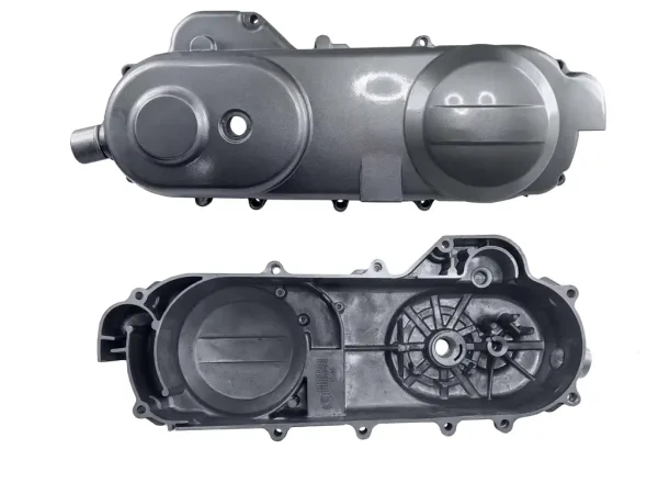Кришка варіатора (довга) Yaben GY6 60 (430mm, срібло)