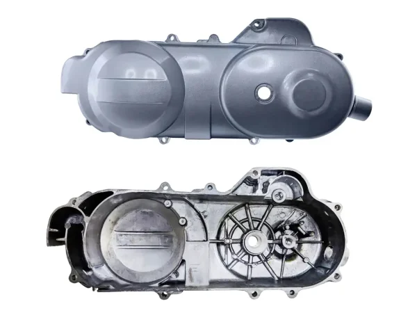 Кришка варіатора (коротка) Yaben GY6 60 (400mm, срібло)