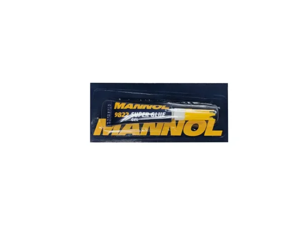Гелевий суперклей MANNOL 3г 9822 (для ремонту пластику)
