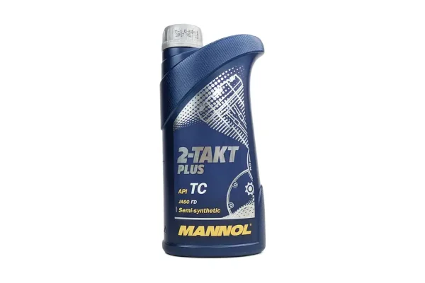 Олія 2T MANNOL 1л напівсинтетична Plus API TC