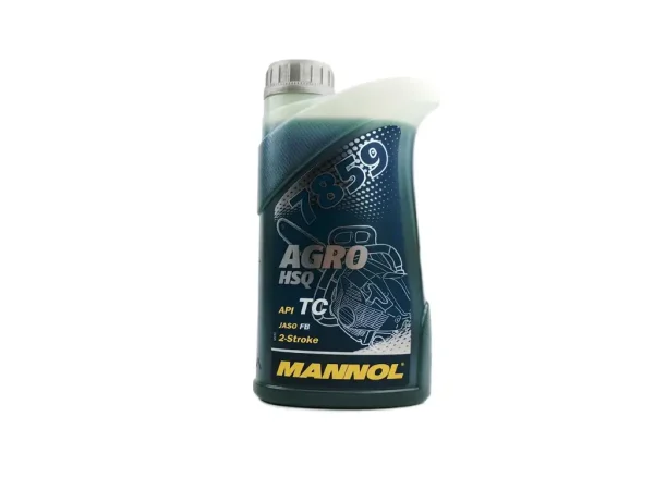 Олія 2T бензопільна MANNOL 1л 7859 HUSQVARNA API TC (зелена)