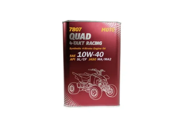 Олія 4T для квадроциклів MANNOL 1л 7807 Rasing 10W-40 SL/CF Metal