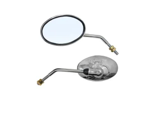 Дзеркала овал хром M=8mm JIREH