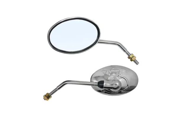Дзеркала овал хром M=8mm JIREH
